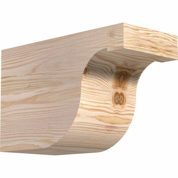 Ekena Millwork Del Monte Smooth Rafter Tail, Douglas Fir, 5 1/2"W x 8"H x 12"L RFT06X08X12DEL00SDF - main